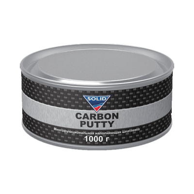 Шпатлевка наполнительная SOLID PROFESSIONAL LINE CARBON PUTTY - (1000гр) с карбоновой нитью